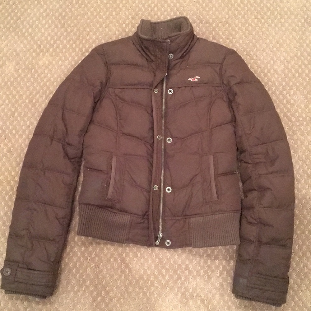 Hollister Faux Fur Lined Winter Jacket